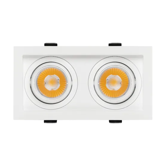 Фото #2 товара Светильник MS-VORTEX-BUILT-S170x90-2x12W Day4000 (WH-WH, 20 deg, 230V) (Arlight, IP20 Металл, 5 лет)