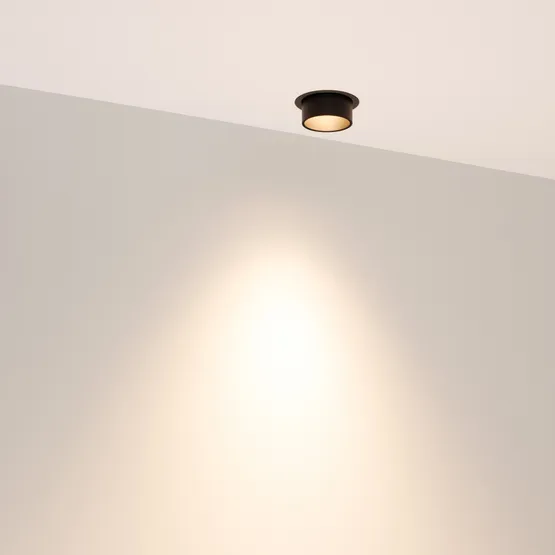 Фото #2 товара Светильник SP-NUANCE-TRIMLESS-PULL-R35-7W Warm3000 (BK, 36 deg, 230V) (Arlight, IP40 Металл, 5 лет)