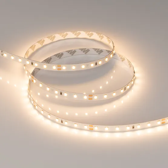 Фото #4 товара Светодиодная лента UL-A98-8mm 24V Warm2700 (10 W/m, IP20, 2835, 5m) (Arlight, 7 лет)