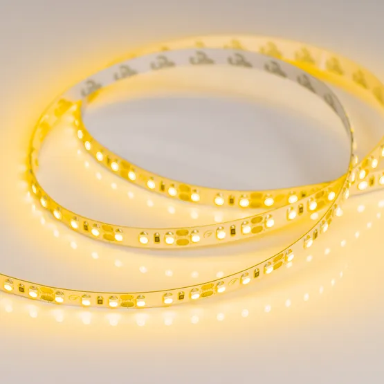 Фото #3 товара Светодиодная лента RT 2-5000 12V Yellow 2x (3528, 600 LED, LUX) (Arlight, 9.6 Вт/м, IP20)