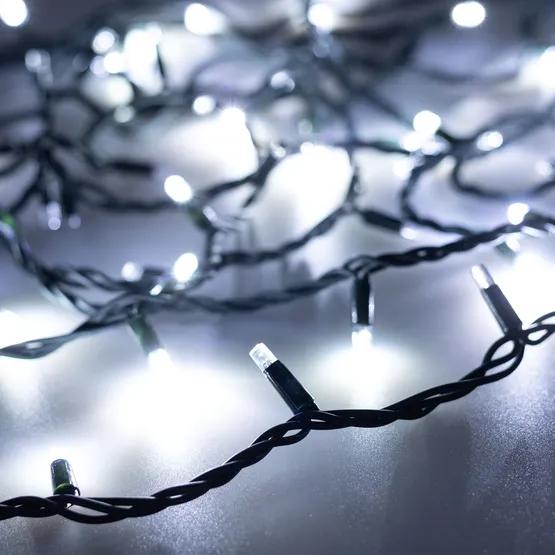 Фото #1 товара Светодиодная гирлянда ARD-STRING-PRO-1000-GREEN-100LED-PULSE White (230V, 7W) (Ardecoled, IP65, 2 года)