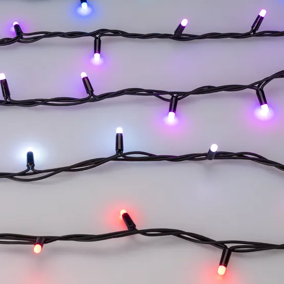 Фото #8 товара Светодиодная гирлянда ARD-STRING-PRO-10000-BLACK-100LED-MILK-LIVE RGB-DMX (24V, 10W) (Ardecoled, IP65, 2 года)