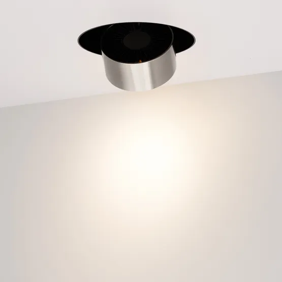 Фото #3 товара Светильник SP-PLURIO-BUILT-TRIMLESS-R160-9W Day4000 (BK-NI, 36 deg, 230V) (Arlight, IP20 Металл, 3 года)