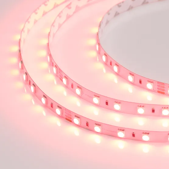 Фото #2 товара Светодиодная лента RT 2-5000-50m 24V RGB 2x (5060, 60 LED/m, LUX) (Arlight, 14.4 Вт/м, IP20)