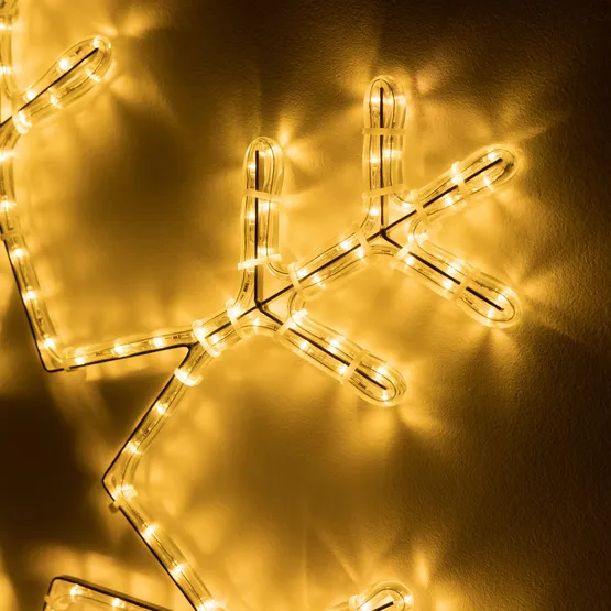 Фото #2 товара Фигура светодиодная ARD-SNOWFLAKE-M4-750x750-324LED Warm (230V, 18W) (Ardecoled, IP65, 1 год)