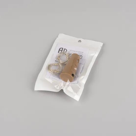 Фото #4 товара Светодиодная гирлянда ARD-DEW-HOME-2000-CLEAR-20LED-STD Purple (1.5V, Battery Pack, Cork) (Ardecoled, IP20)