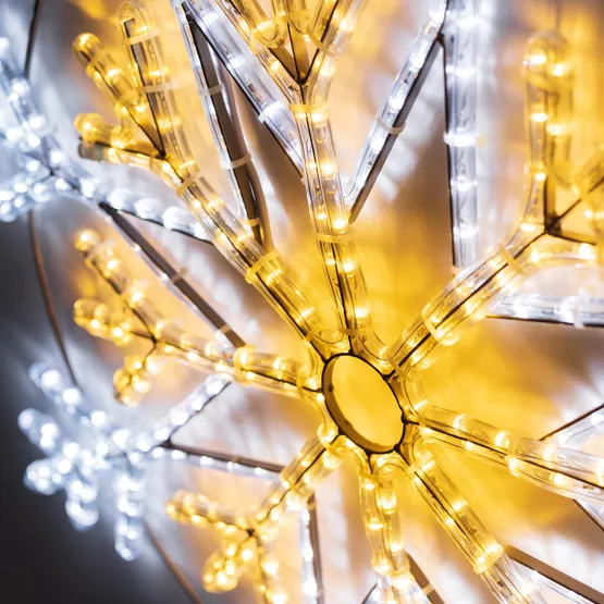 Фото #3 товара Фигура светодиодная ARD-SNOWFLAKE-M12-900x900-576LED White/Warm (230V, 36W) (Ardecoled, IP65, 1 год)