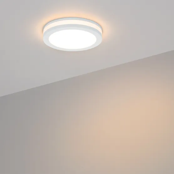 Фото #3 товара Светодиодная панель LTD-115SOL-15W Warm White (Arlight, IP44 Пластик, 3 года)