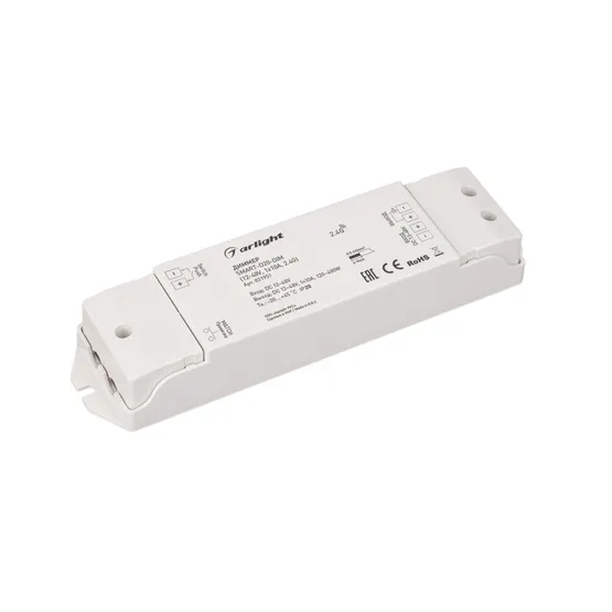 Фото #1 товара Диммер SMART-D20-DIM (12-48V, 1x10A, 2.4G) (Arlight, IP20 Пластик, 5 лет)