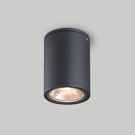 Фото #2 товара Светильник LGD-FORMA-SURFACE-R90-12W Warm3000 (GR, 44 deg, 230V) (Arlight, IP54 Металл, 3 года)