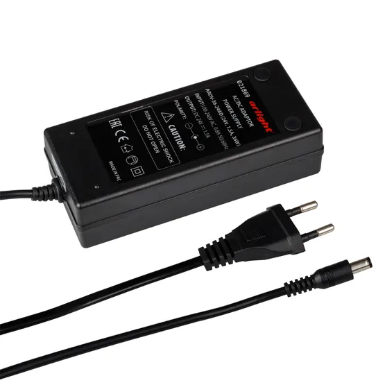 Фото товара Блок питания ARDV-36-24AD (24V, 1.5A, 36W) (Arlight, Адаптер, 2 года)