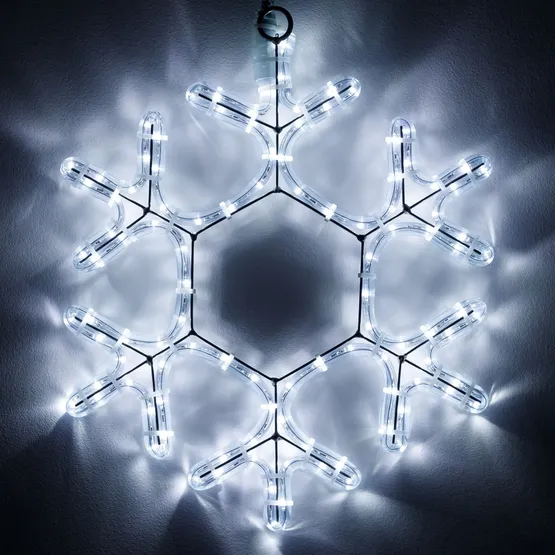Фото #1 товара Фигура светодиодная ARD-SNOWFLAKE-M7-450x375-108LED White (230V, 6.5W) (Ardecoled, IP65, 1 год)