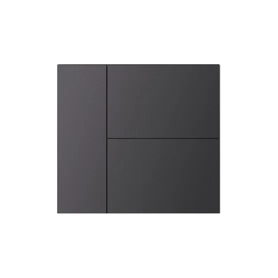 Фото #2 товара INTELLIGENT ARLIGHT Накладка панели KNX-23-3G-SUF Dark Grey (Backlightless) (IARL, IP20 Металл, 2 года)