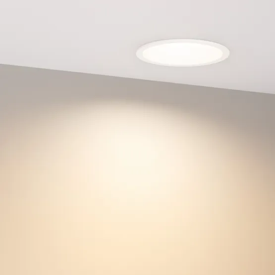 Фото #3 товара Светильник MS-BREEZE-BUILT-R104-12W Warm3000 (WH, 90 deg, 230V) (Arlight, IP20 Металл, 5 лет)