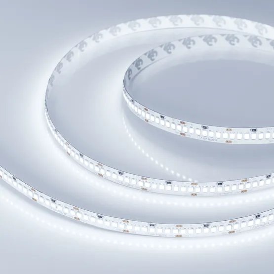 Фото #4 товара Светодиодная лента RT 2-5000 24V Cool 8K 10mm (2835, 252 LED/m, LUX) (Arlight, 10 Вт/м, IP20)