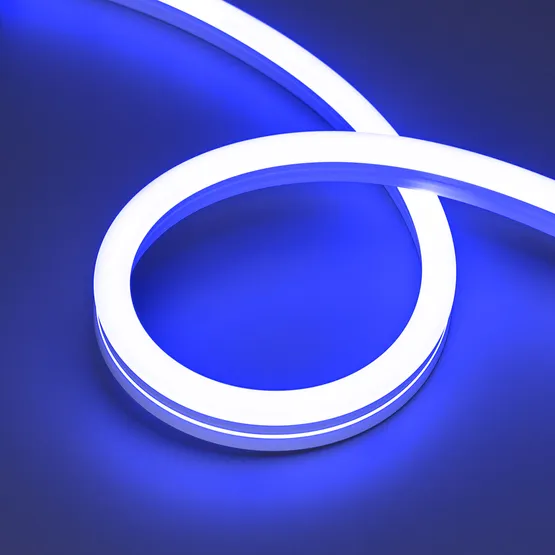 Фото #5 товара Светодиодная лента герметичная MOONLIGHT-SIDE-B84-12x24mm 24V RGB (12 W/m, IP68, 5m, wire x2) (Arlight, Вывод прямой, 3 года)