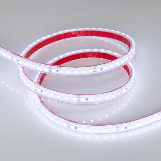 Фото #4 товара Светодиодная лента RTW 2-5000PGS 24V Cool 2x (3528, 600 LED, LUX) (Arlight, 9.6 Вт/м, IP67)