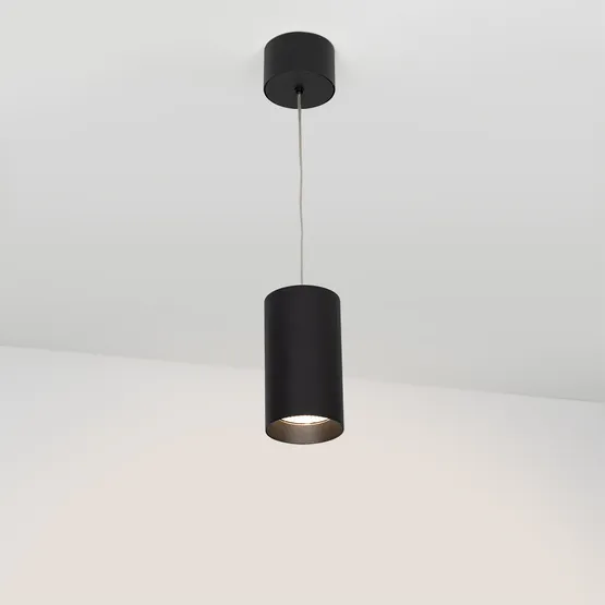 Фото #4 товара Светильник подвесной SP-POLO-R85-2-15W Warm White 40deg (Black, Black Ring) (Arlight, IP20 Металл, 3 года)