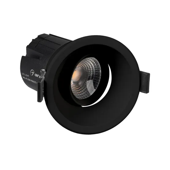 Фото #6 товара Светильник MS-FLOW-BUILT-R85-12W Warm3000 (BK, 38 deg, 230V) (Arlight, IP20 Металл, 5 лет)