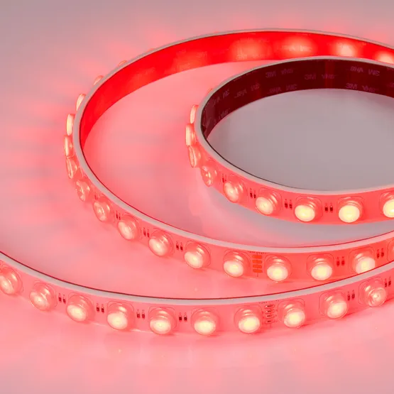 Фото #4 товара Светодиодная лента герметичная FLT-PS-S42-23mm 24V RGB (21 W/m, IP67, 30deg, 5m) (Arlight, -)
