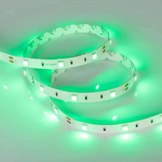 Фото #3 товара Светодиодная лента RT 2-5000 12V Green (5060, 150 LED, LUX) (Arlight, 7.2 Вт/м, IP20)