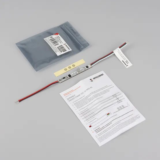 Фото #2 товара INTELLIGENT ARLIGHT Диммер SMART-PWM-102-12-MIX-IN (5-24V, 2x2A, 1-button, SENS) (IARL, Контроллер)