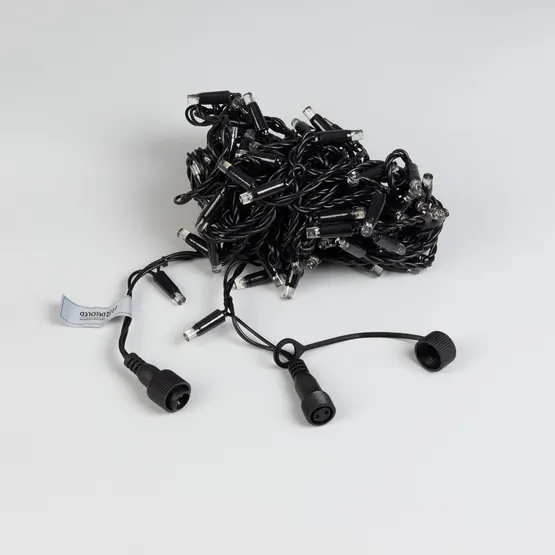 Фото #4 товара Светодиодная гирлянда ARD-STRING-CLASSIC-10000-BLACK-100LED-STD WARM (230V, 7W) (Ardecoled, IP65, 1 год)