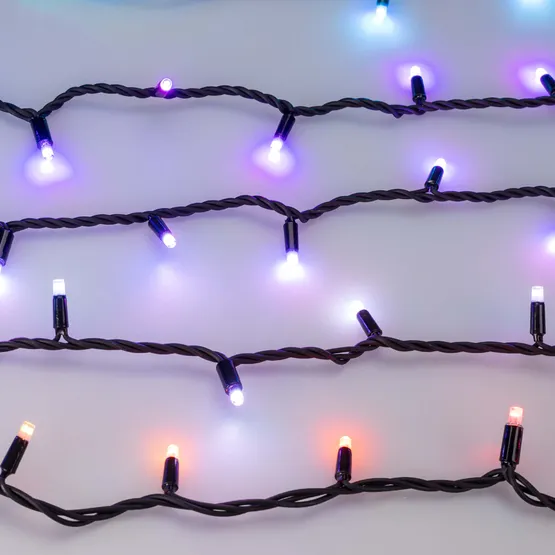 Фото #4 товара Светодиодная гирлянда ARD-STRING-PRO-10000-BLACK-100LED-LIVE RGB-DMX (24V, 10W) (Ardecoled, IP65, 2 года)