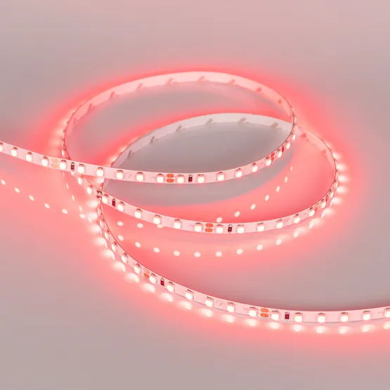 Фото #4 товара Светодиодная лента RT 2-5000 24V Red 5mm 2x (3528, 600 LED, LUX) (Arlight, 9.6 Вт/м, IP20)