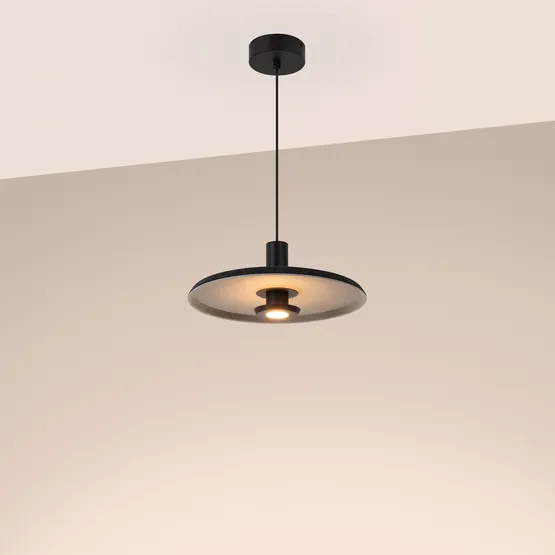 Фото #3 товара Светильник SP-KOTARO-R350-12W Warm2700 (BK-GR, 36 deg, 230V, TRIAC) (Arlight, IP20 Фетр, 3 года)