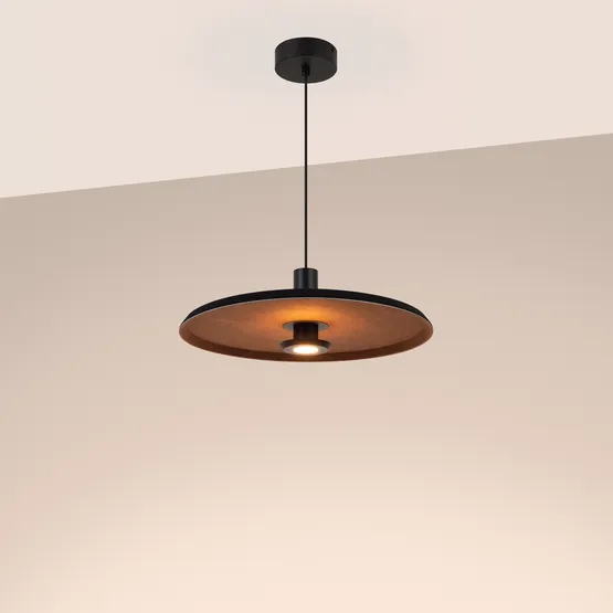 Фото #2 товара Светильник SP-KOTARO-R450-12W Warm2700 (BK-CF, 36 deg, 230V, TRIAC) (Arlight, IP20 Фетр, 3 года)