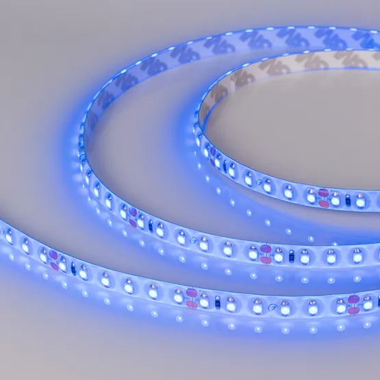 Фото #3 товара Светодиодная лента RTW 2-5000SE 24V Blue 2x (3528, 600 LED, LUX) (Arlight, 9.6 Вт/м, IP65)