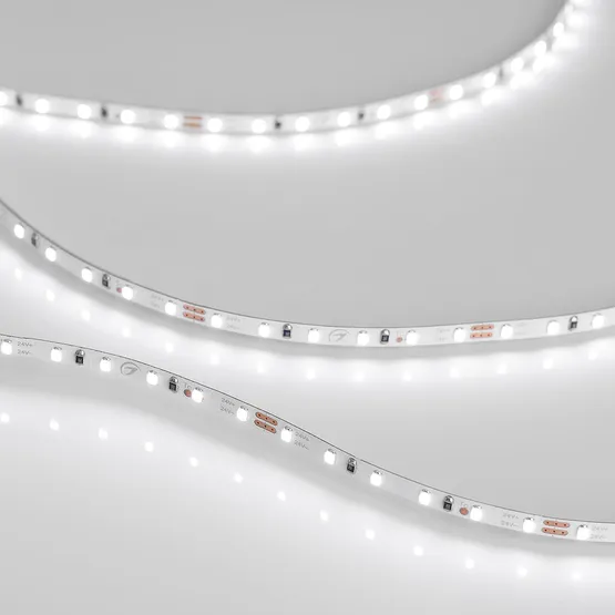 Фото #5 товара Светодиодная лента MICROLED-5000L 24V White5500 4mm (2216, 120 LED/m, LUX) (Arlight, 5.4 Вт/м, IP20)