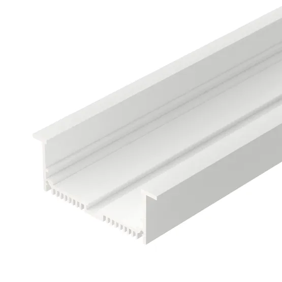 Фото #2 товара Профиль с экраном SL-LINIA88-F-2500 WHITE+OPAL (Arlight, Алюминий)