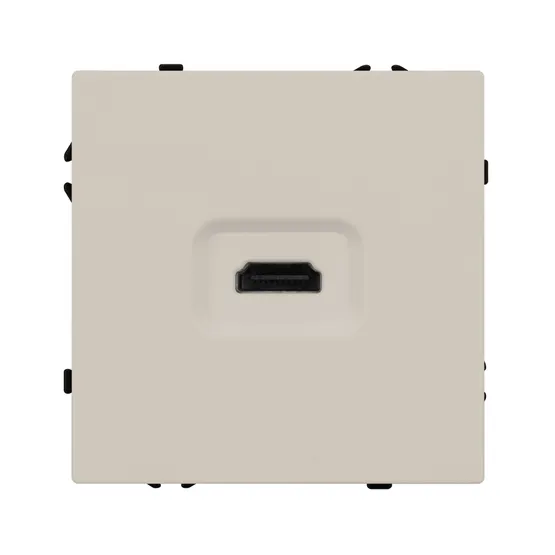 Фото #3 товара ARL NOBE Розетка HDMI софт-тач кашемир SCT-MHD1-SFPL-CA (Arlight, -)