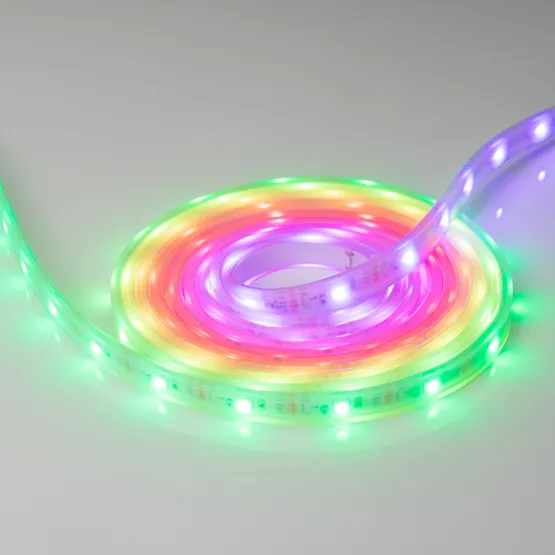 Фото #5 товара Светодиодная лента SPI-5000P-RAM 12V RGB (5060, 150 LED x1) (Arlight, Закрытый, IP66)