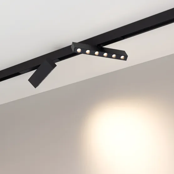 Фото #3 товара Светильник MAG-DOTS-FOLD-25-S200-6W Warm3000 (BK, 30 deg, 24V) (Arlight, IP20 Металл, 5 лет)