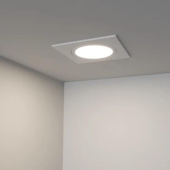 Фото #5 товара Светодиодный светильник LTM-S60x60WH-Frost 3W Warm White 110deg (Arlight, IP40 Металл, 3 года)