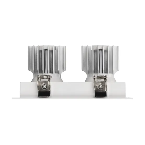 Фото #3 товара Светильник MS-VORTEX-BUILT-S170x90-2x12W Day4000 (WH-WH, 20 deg, 230V) (Arlight, IP20 Металл, 5 лет)