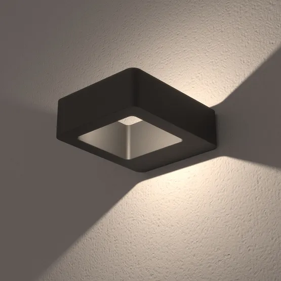 Фото #2 товара Светильник LGD-Wall-Frame-2G-5W Warm White (Arlight, IP54 Металл, 1 год)