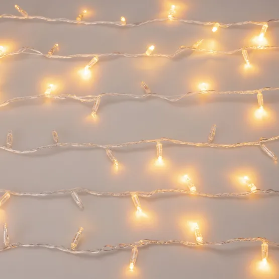 Фото #4 товара Светодиодная гирлянда ARD-STRING-CLASSIC-1000-CLEAR-100LED-PULSE Warm (230V, 7W) (Ardecoled, IP65, 1 год)