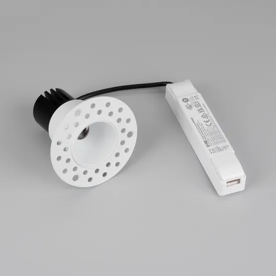 Фото #3 товара Светильник MS-INVISIO-TRIMLESS-R45-10W Warm2700 (WH-WH, 36 deg, 230V) (Arlight, IP54 Металл, 5 лет)