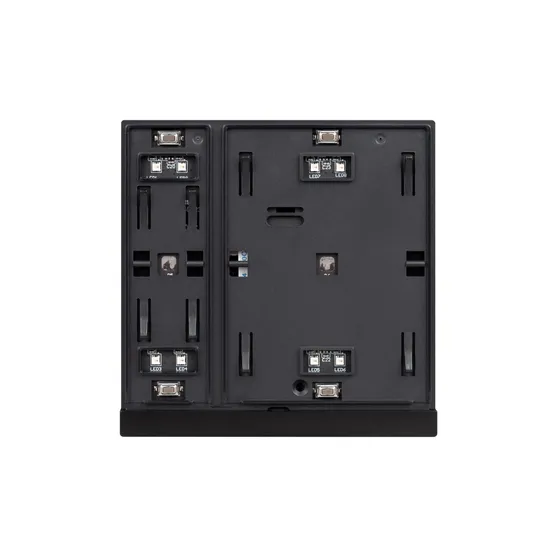 Фото #4 товара INTELLIGENT ARLIGHT Механизм панели KNX-302-22-IN Black (Bus) (IARL, IP20 Пластик, 2 года)