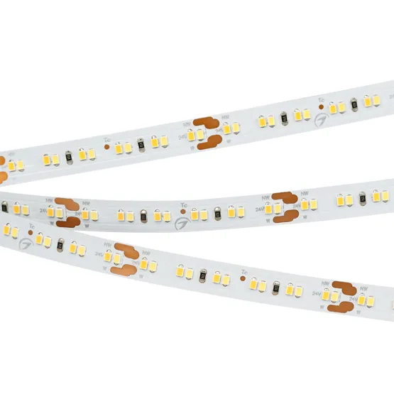 Фото #2 товара Светодиодная лента MICROLED-M240-8mm 24V White-CDW (9.6 W/m, IP20, 2216, 5m) (Arlight, Открытый)