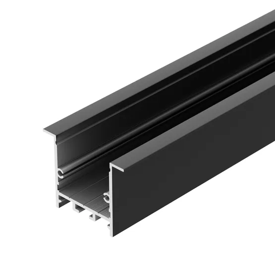 Фото #2 товара Профиль SL-LINIA49-F-2000 ANOD BLACK (Arlight, Алюминий)