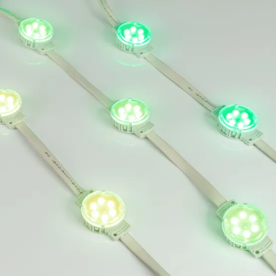 Фото #3 товара Модуль управляемый SPI-F6-D40 24V RGB-RAM-Auto (1.25W, IP68, 120 deg) (Arlight, Пластик, 3 года)