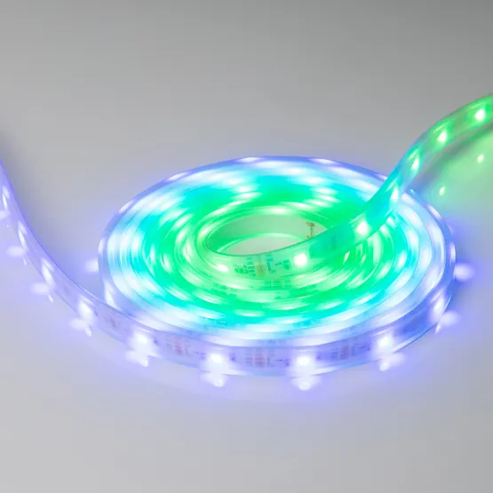 Фото #4 товара Светодиодная лента SPI-5000P-RAM 12V RGB (5060, 150 LED x1) (Arlight, Закрытый, IP66)
