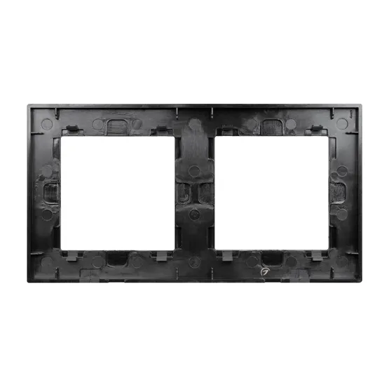 Фото #2 товара Рамка стеклянная FRM-GLARE-GS-2-BK (Arlight, -)