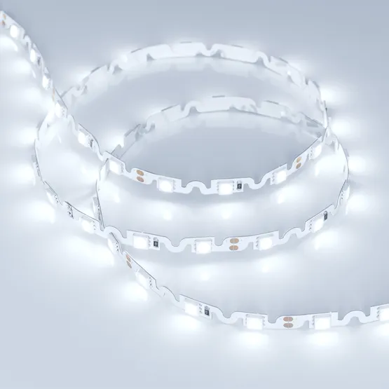 Фото #4 товара Светодиодная лента RZ 2-5000 12V Cool 8K 2x (5060, 240 LED, Wave) (Arlight, 11.5 Вт/м, IP20)