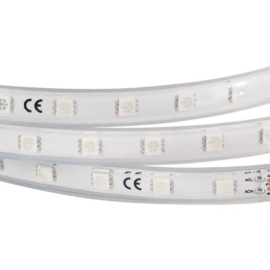 Фото товара Светодиодная лента ARL-W5060PG-54-220V Green (540 LED, 10m) (Arlight, 9 Вт/м, IP67)